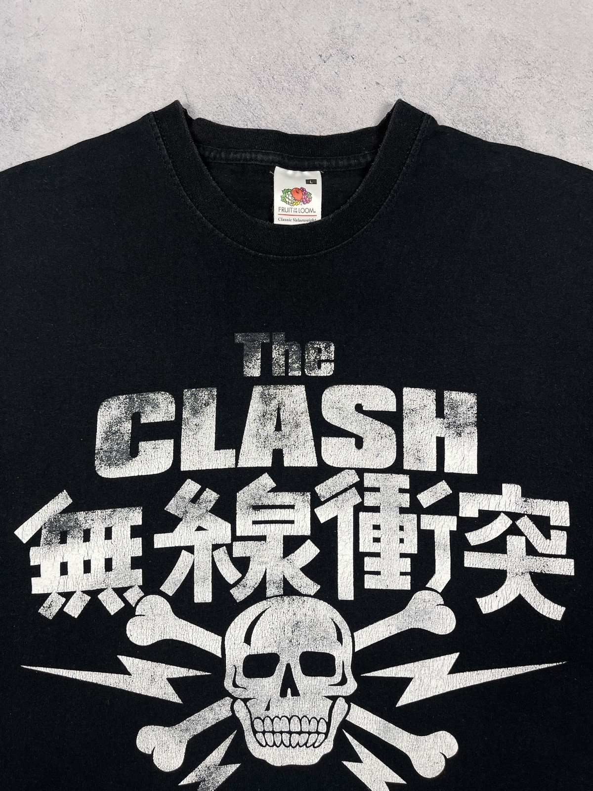 Vintage The Clash Punk Rock Band Rare Short Sleeve T Shirt 00’s Black Size Large gallery