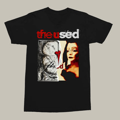 NEW The Used Band Short Sleeve Heavy Cotton Black T Shirt For Men BT601