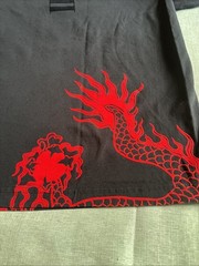 Supply & Demand Men’s Black Tshirt W/Red Dragon SZ S