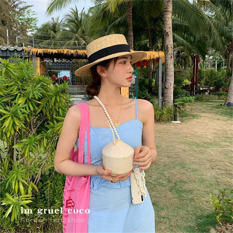 new Spring and Summer New Style Beach Hat for Seaside Vacation, Sun Protection, gallery
