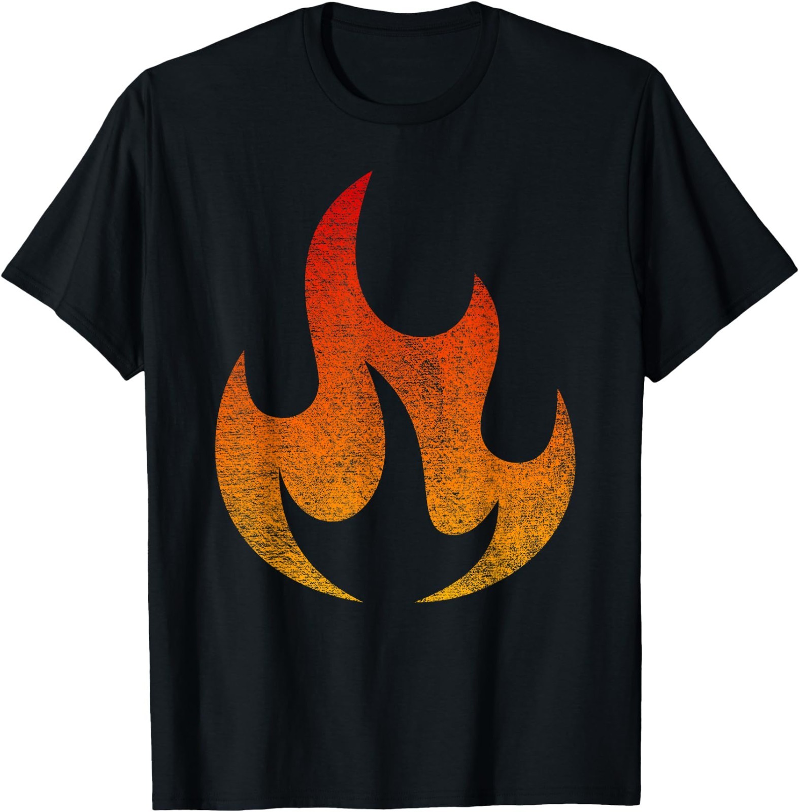 FIRE Flame Costume Halloween LIT Burning Flame T-Shirt gallery