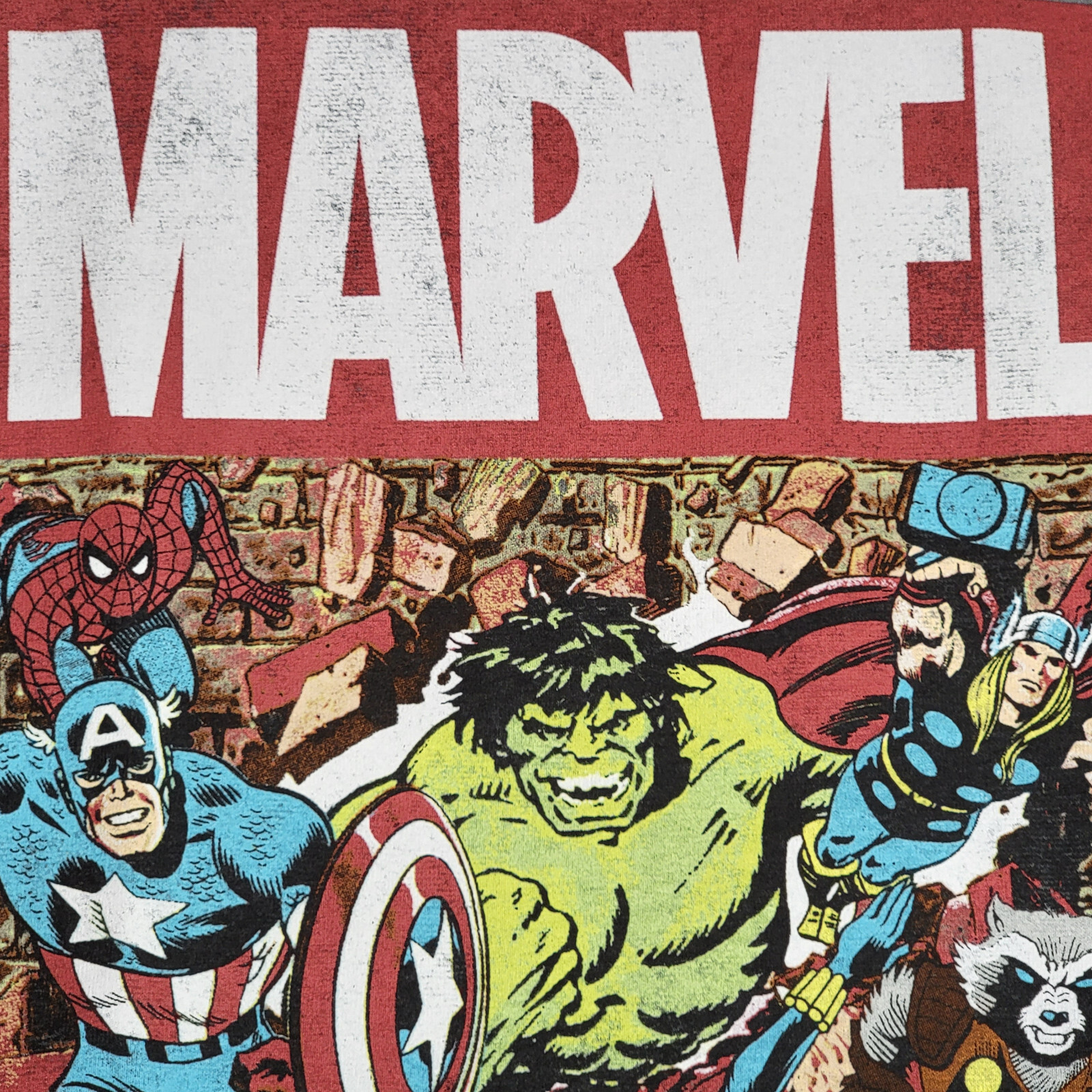 MARVEL COMICS Shirt Mens Large Gray Golden Age Avengers HULK CPT AMERICA NWT gallery