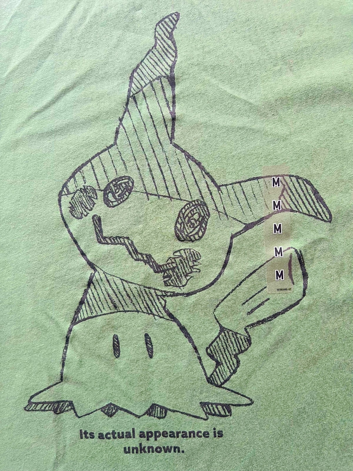 Pokemon UNIQLO UT t-shirts 480349:03GREEN Mimikyu:Mimikyu