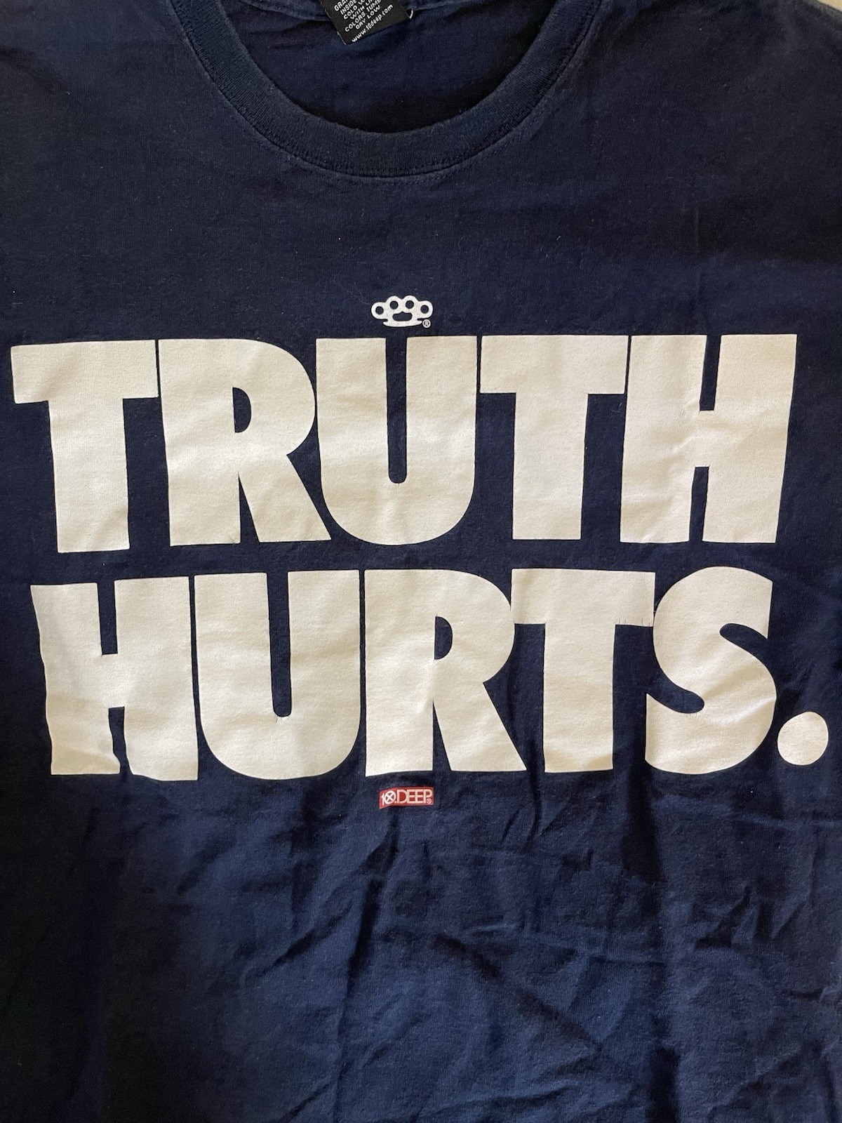 10 Deep Truth Hurts Vintage T Shirt Navy Sz M 100 % Authentic gallery