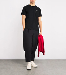 COMME DES GARCONS CDG PLAY BLACK HEART EYE LOGO T-SHIRT SIZE EXTRA LARGE MEDIUM
