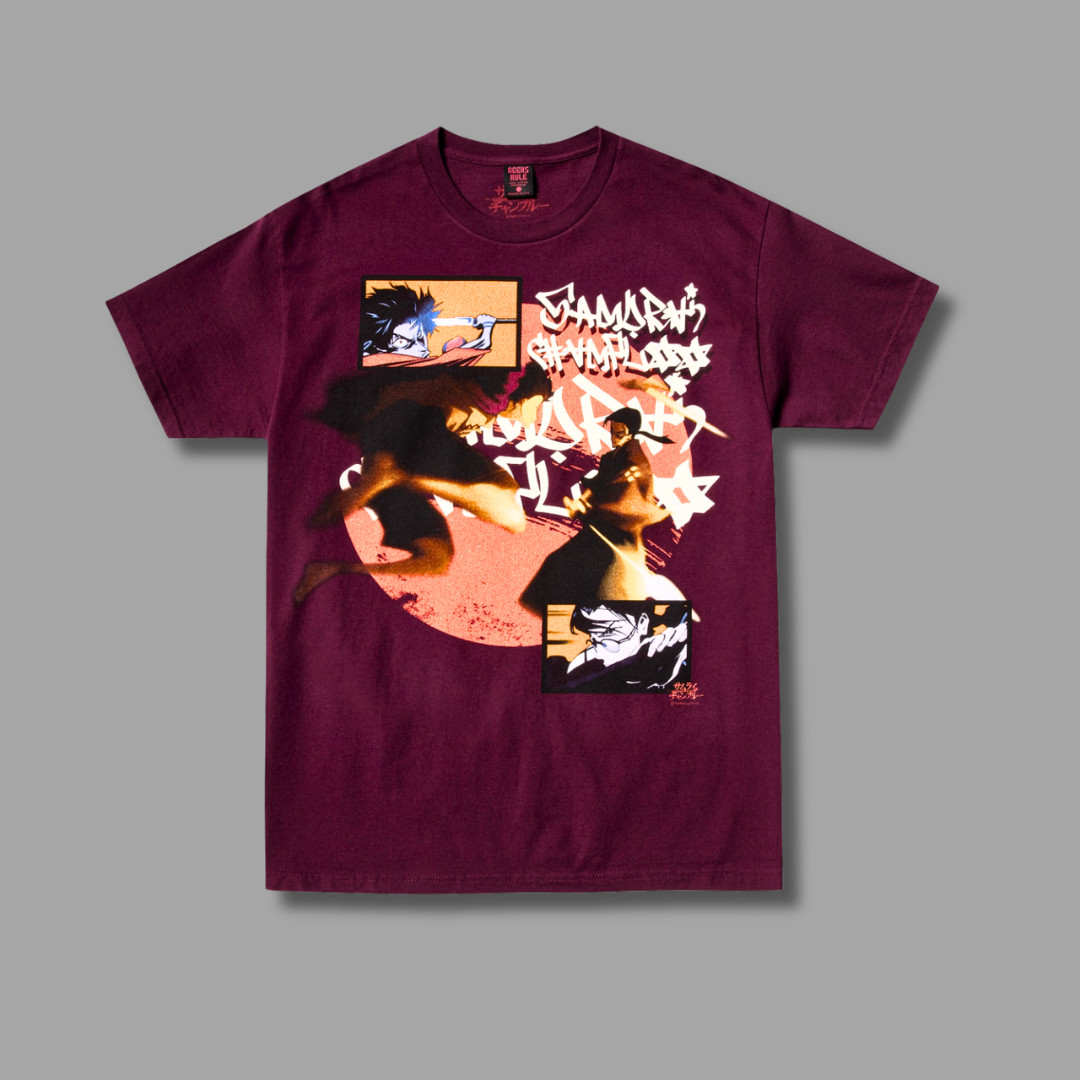 Japan Limited SAMURAI CHAMPLOO Mugen Jin Watanabe GEEKS RULE 2XL T-Shirts gallery