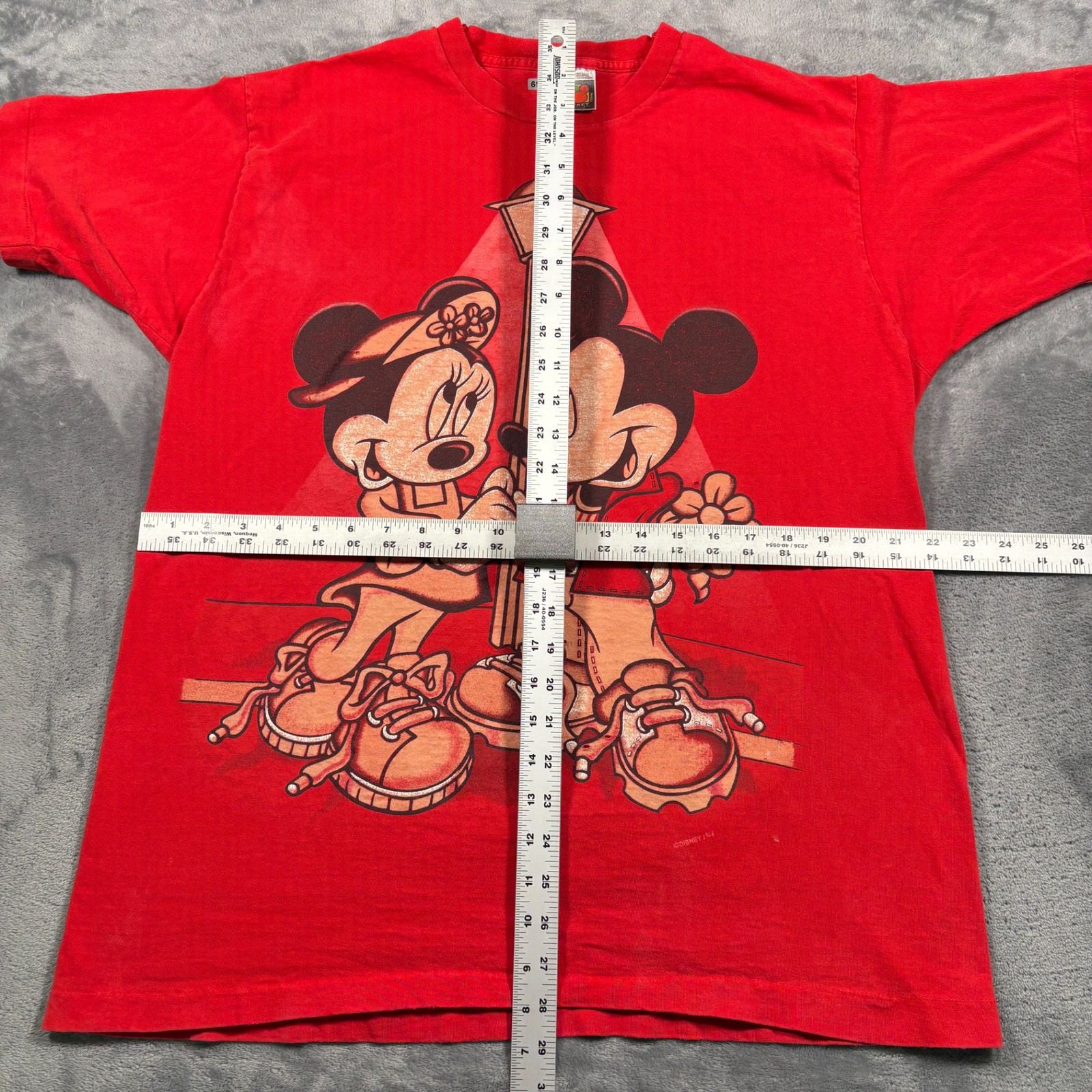 Vintage Mickey Unlimited Under A Lamppost T-Shirt Mens One Size Fits All Cartoon gallery