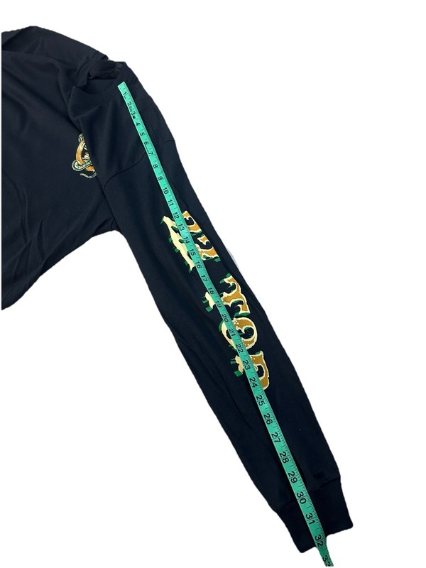 ZZ Top T-Shirt Medium Black Long Sleeve Rattlesnake Skull Elevation Tour 2025