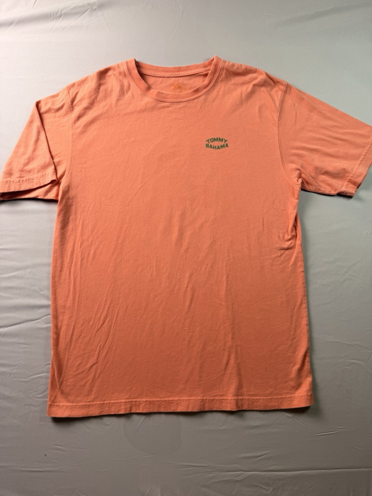 Tommy Bahama Mermaid Tail Ale Coral Graphic T Shirt Mens L Orange Beach Tee