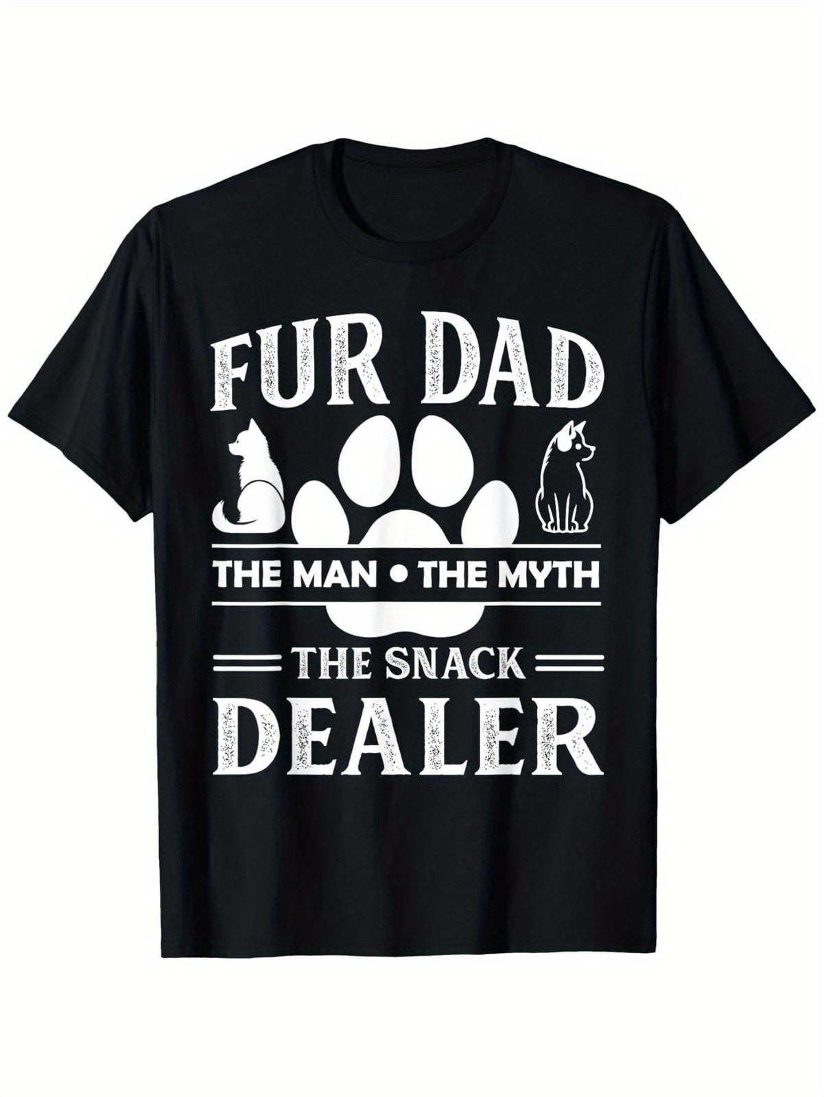 Fur Dad Snack Dealer Shirt - Cat and Dog Dad Gift - Funny Pet Lover Graphic Tee gallery