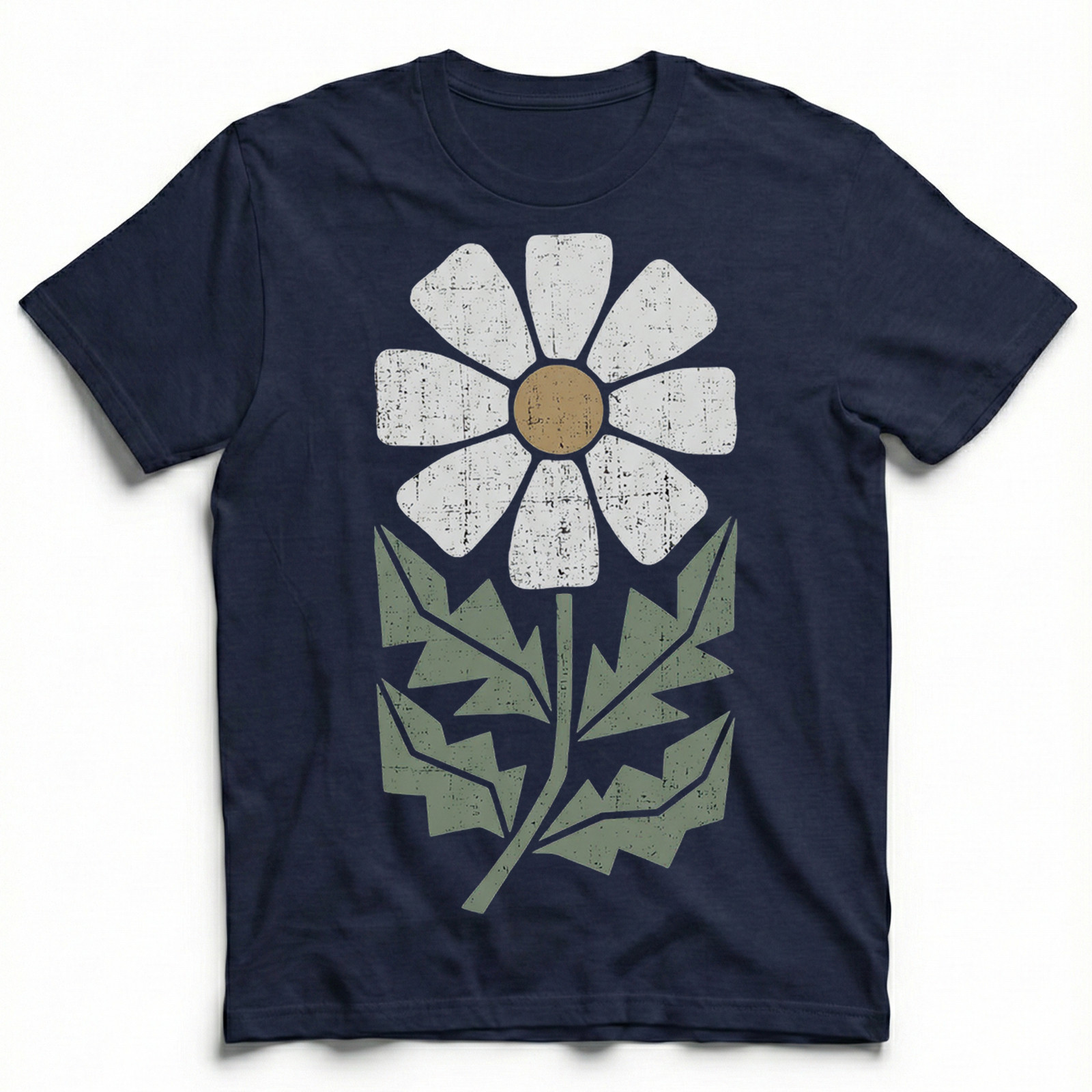 Retro Daisy Flower T-Shirt Boho Botanical Nature Floral Garden Style Tee gallery
