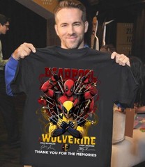 Deadpool And Wolverine Thank You For The Memories Superheroes Tshirt Men