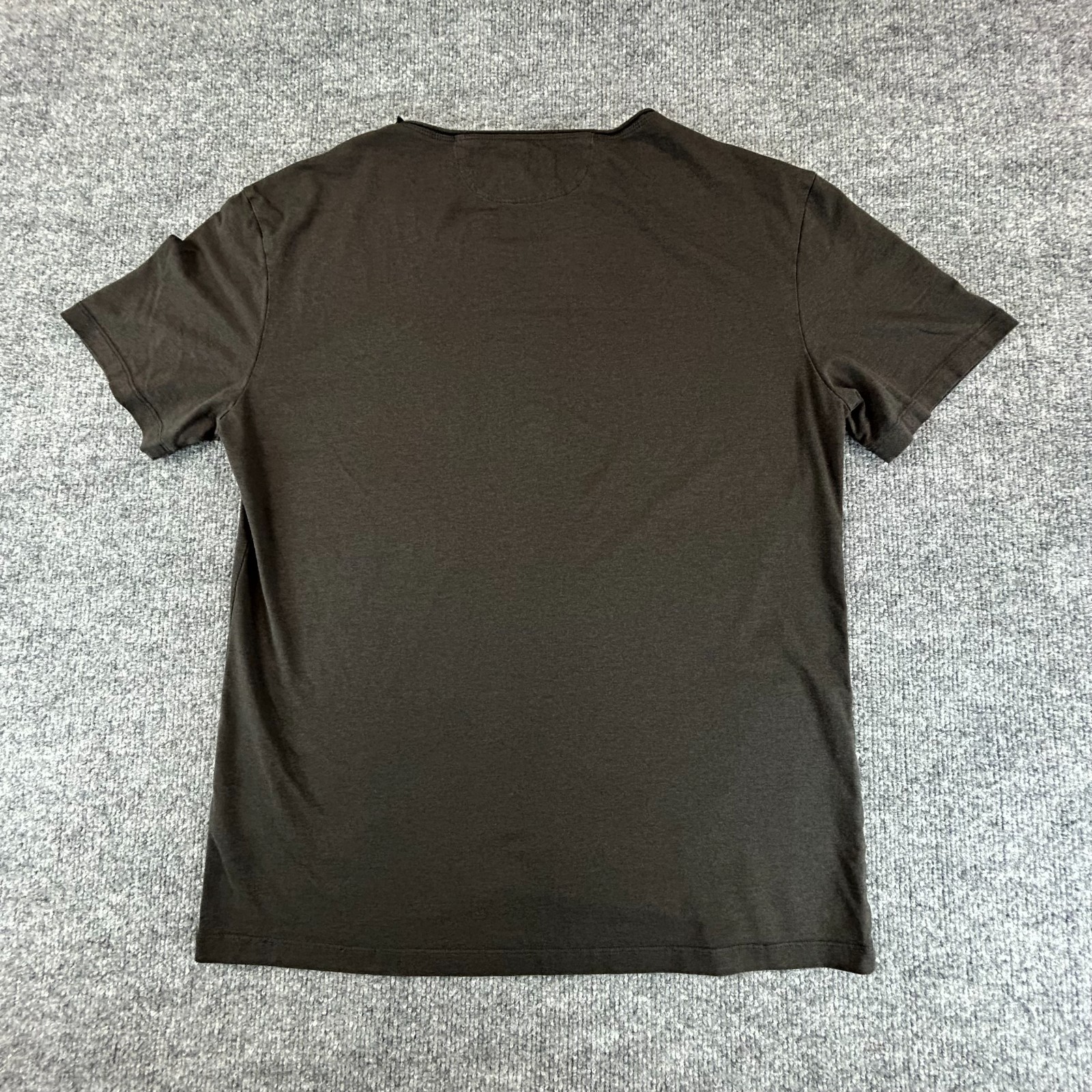 Weston Jon Boucher Shirt Mens Large Brown Tee Lightweight Stretch Solid Luxury gallery