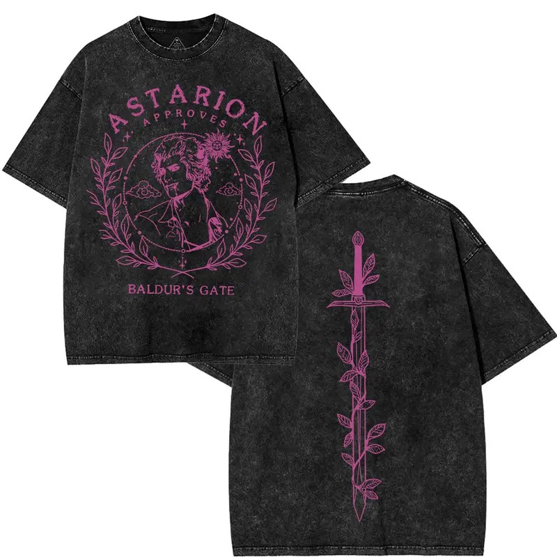 ASTARION Baldur’s Gate 3 Graphic Tee Streetwear T-Shirt