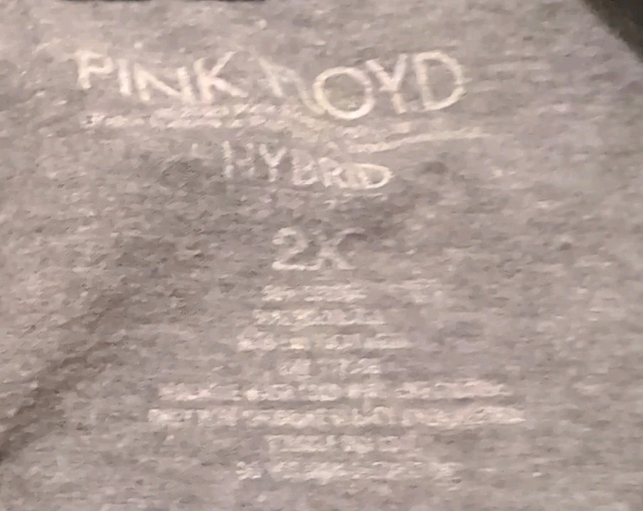 Pink Floyd Dark Side Of The Moon Grey T-Shirt Mens 2X gallery