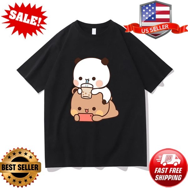 Panda Bear Bubu and Dudu Bubble tea Shirt, Birthday gift Unisex gallery