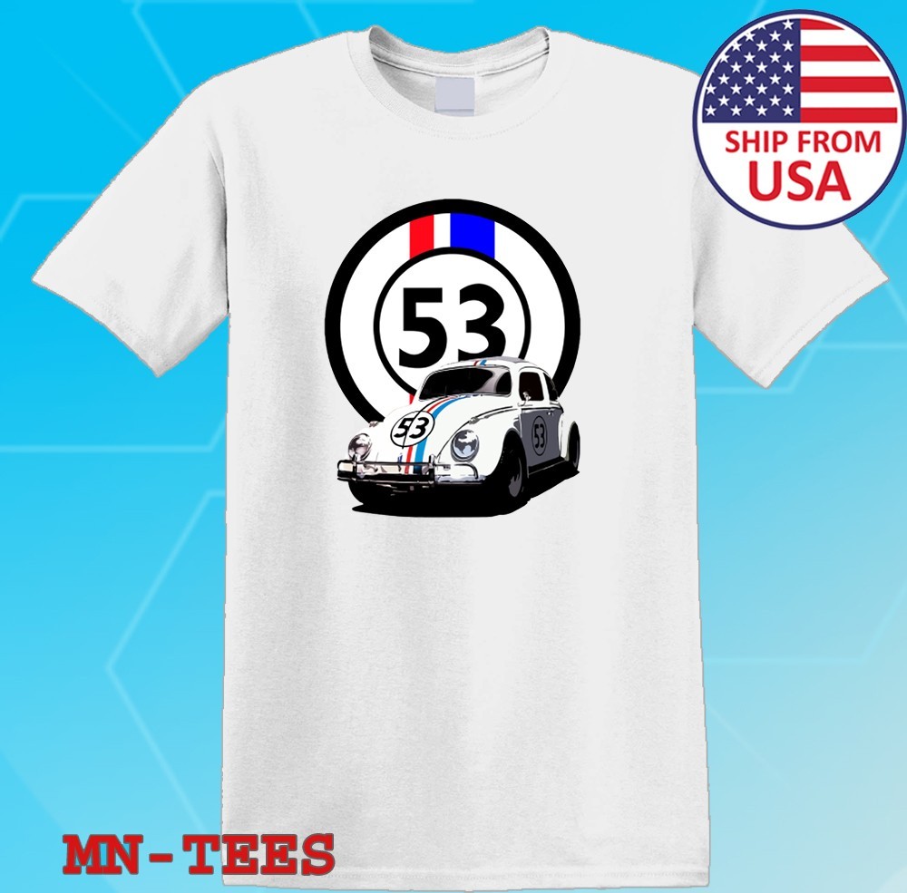 Herbie The Love Bug Movie Number 53 White Size S-5XL gallery