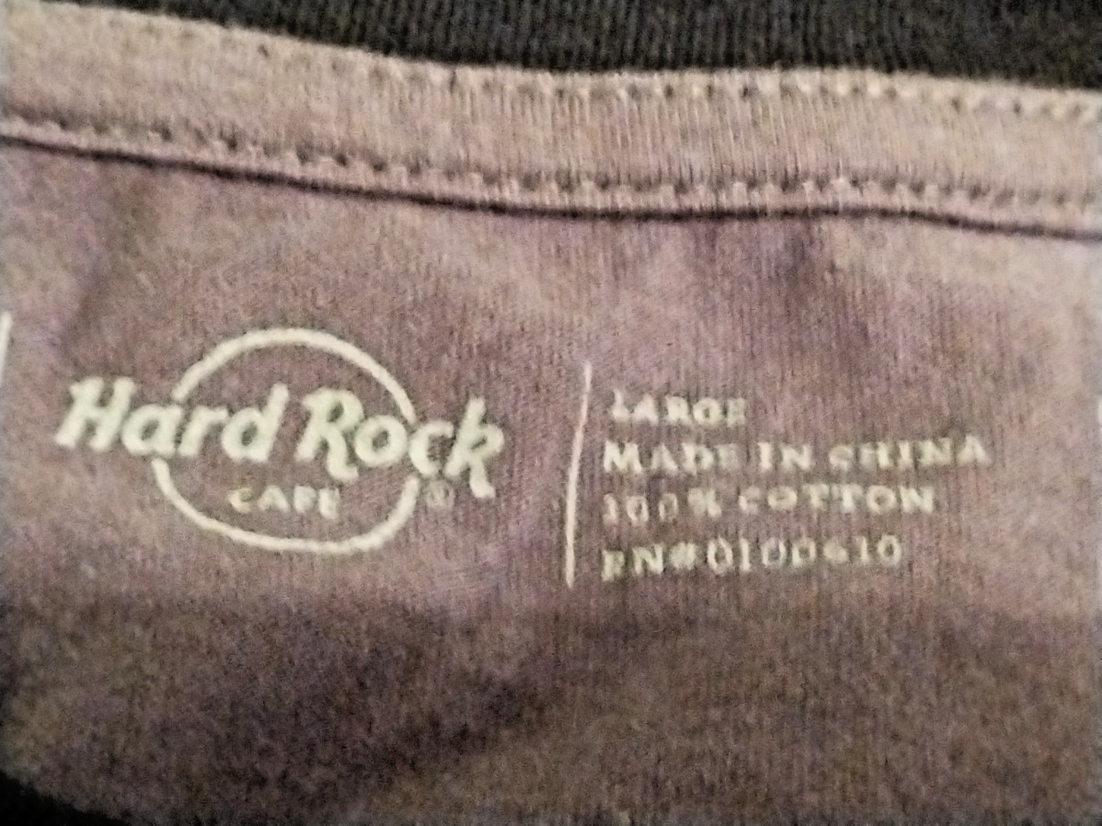 Hard Rock Cafe T-Shirt NASHVILLE Men's L Gray Distressed Wings Rare Find NWT gallery