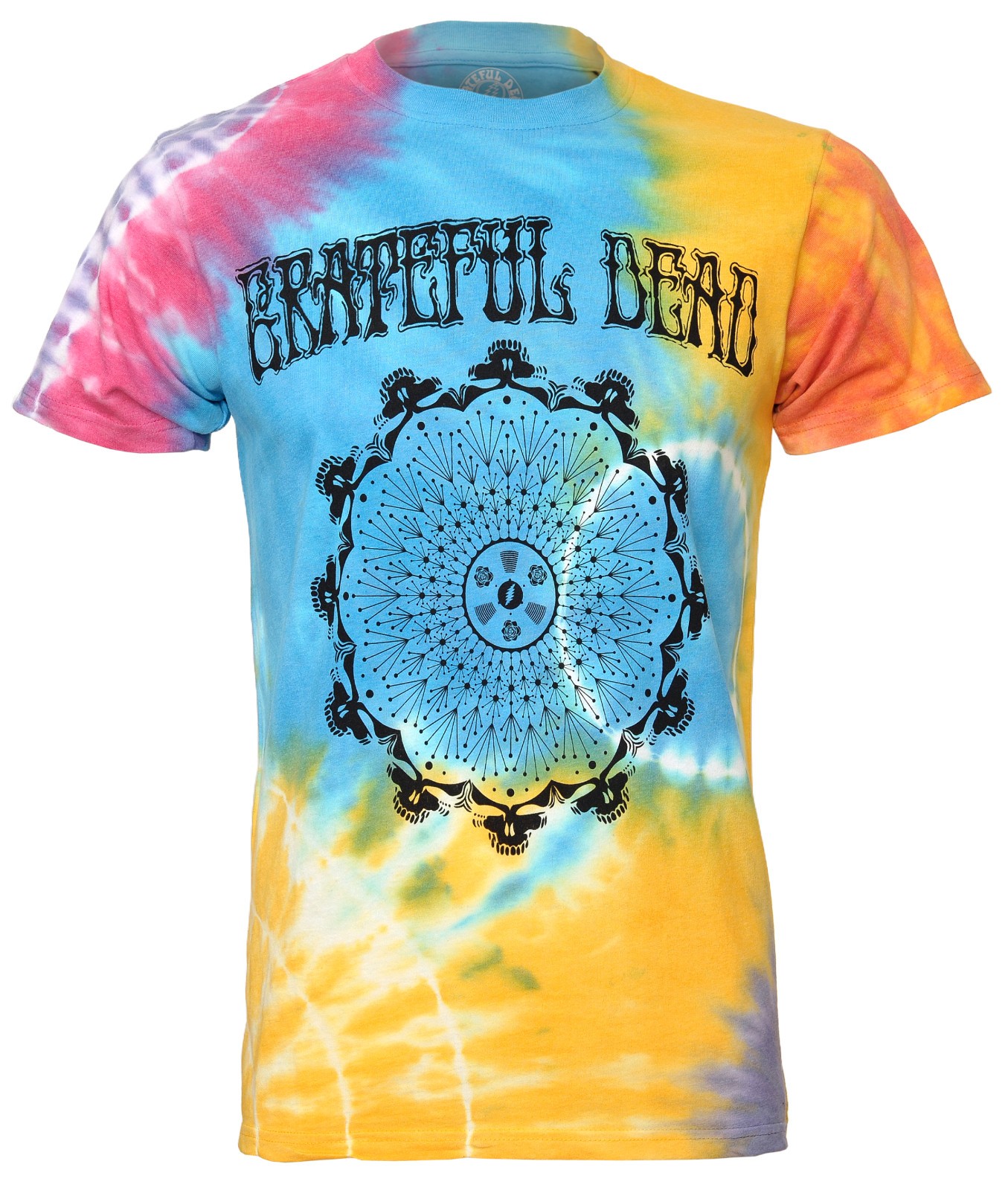 Official Grateful Dead T Shirt 1977 Tour Multicoloured Tie Dye New S M XL gallery