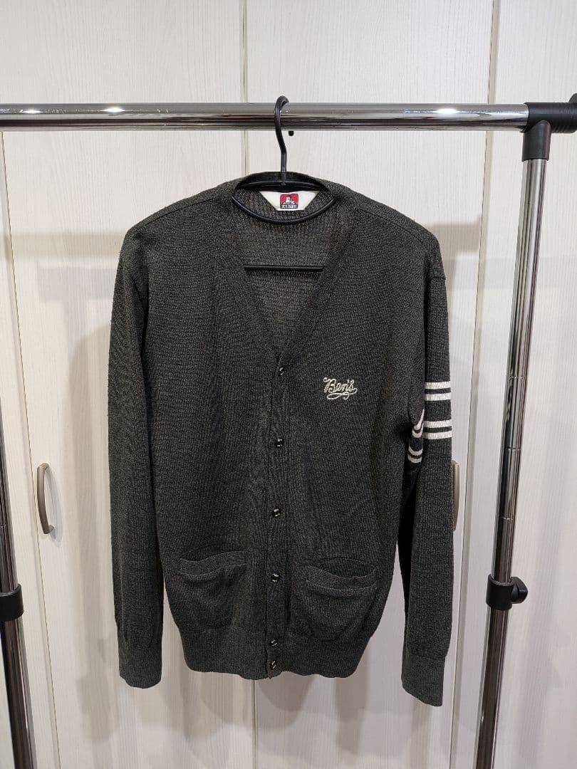 Ben Davis Gray Cardigan M V Neck Japan