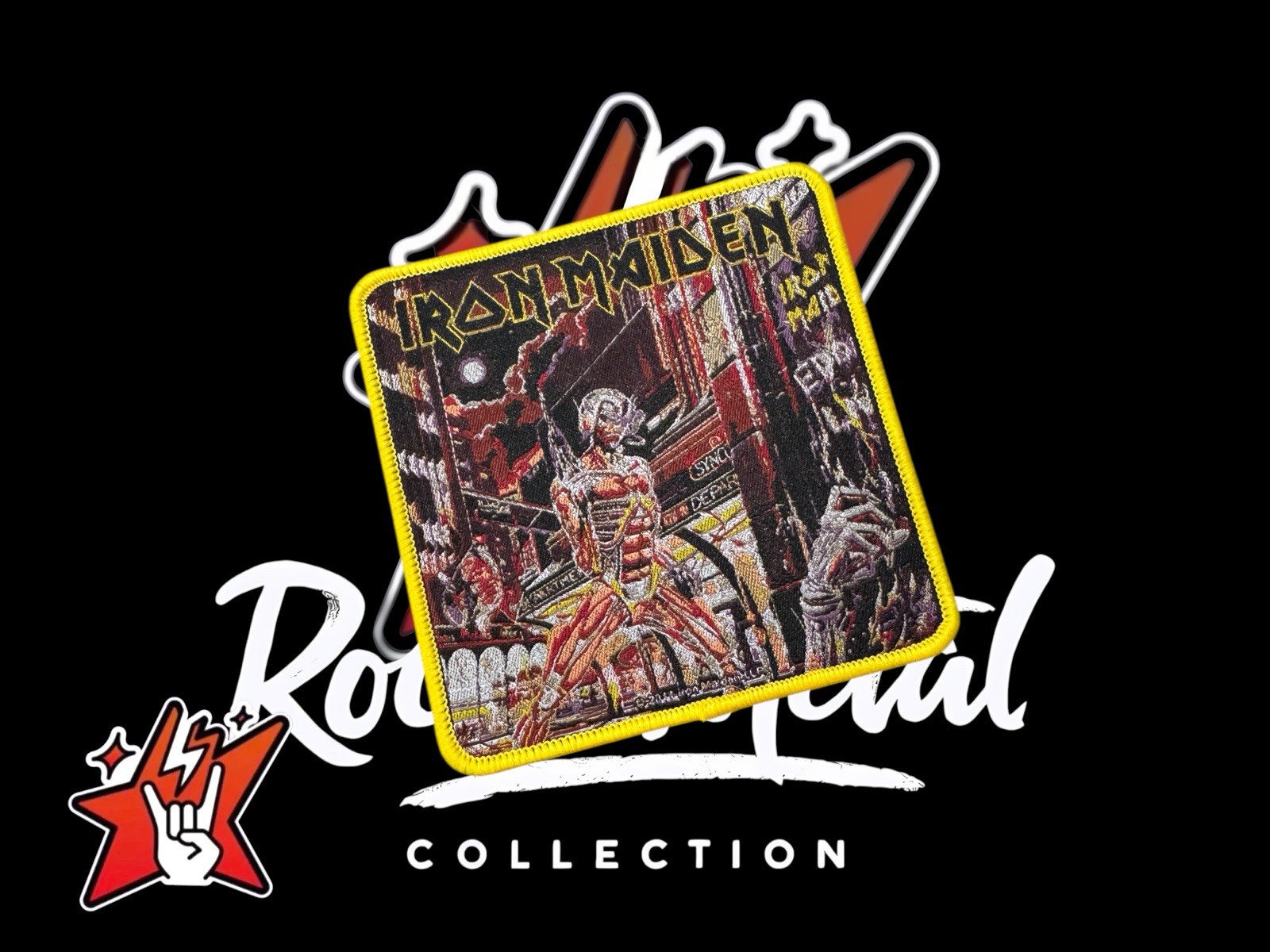 Iron Maiden Exclusiv Woven Patch Cover Album Metallica Judas Priest Saxon Dio gallery