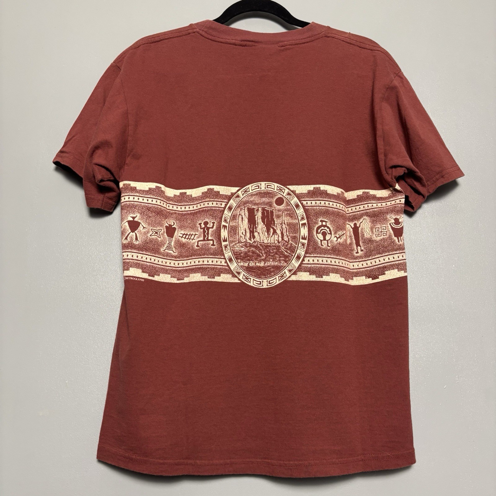 Vintage 90’s Sedona Retroglyphics Shirt Medium Red Desert Arizona AZ Southwest gallery