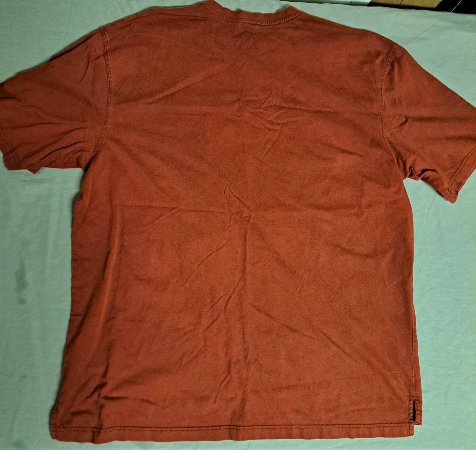 3 Shirt Lot-Duluth Mens Short Sleeve Cotton Crew Neck Redhead Henley Shirt Pockt gallery