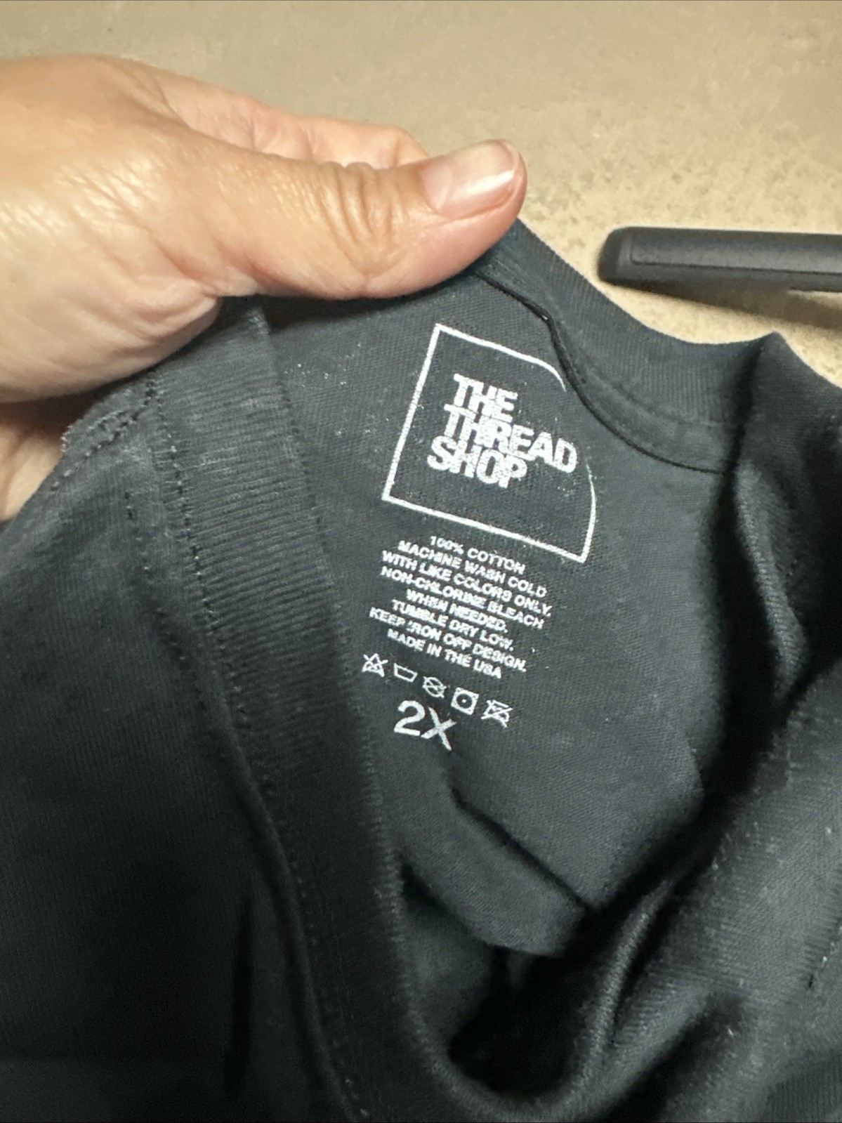 The Thread Shop 2xlarge Black Tshirt gallery