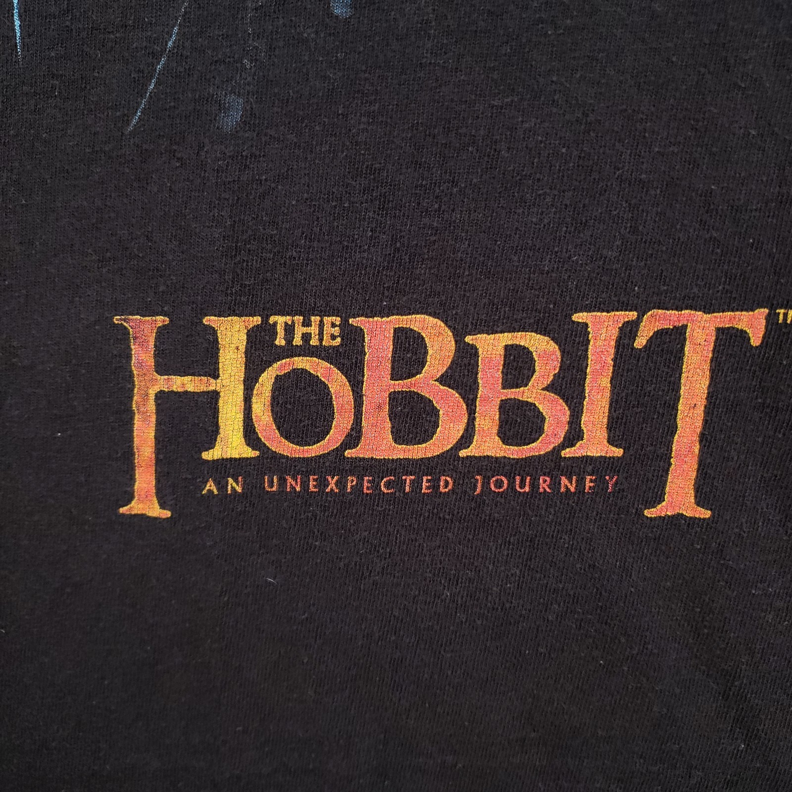 The Hobbit An Unexpected Journey T Shirt Mens Medium Black Gandalf Graphic Tee gallery