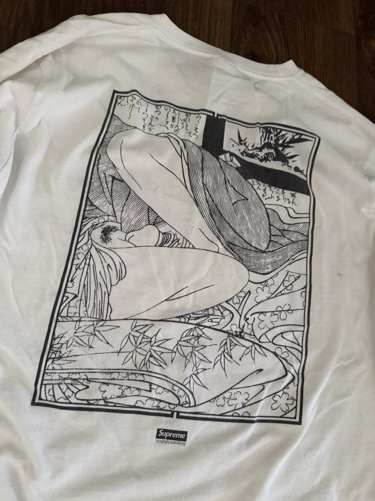 Supreme Sasquatchfabrix Shunga Long Sleeve T Shirt Black SS16 Box Logo Mens L gallery