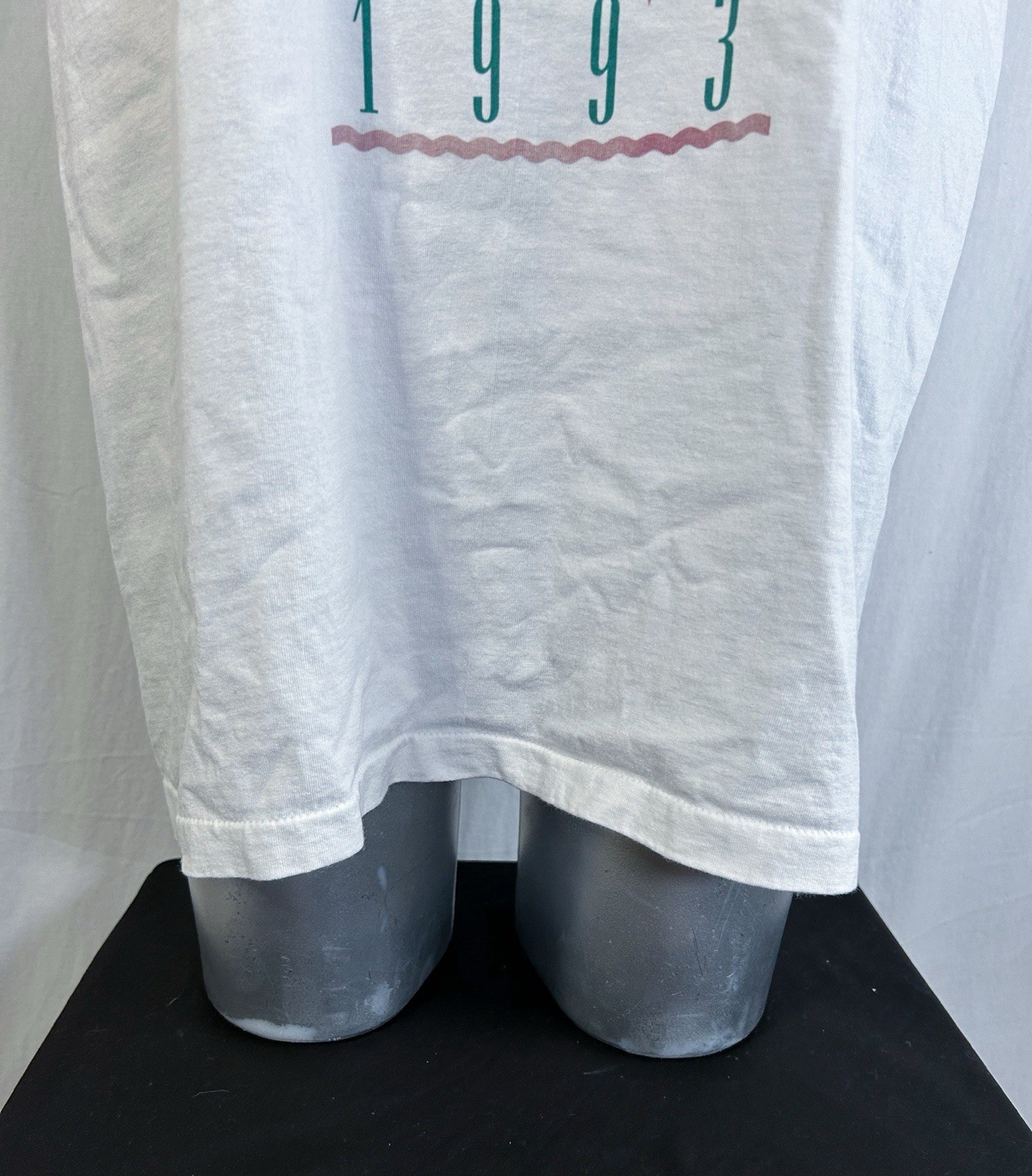 Vintage 90s Single Stitch Band Tee Style Heart Throb Shirt XXL 1993 Marathon USA gallery