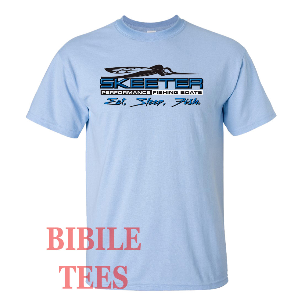 Skeeter Fishing Boats Men’s Light Blue Size S to 5XL