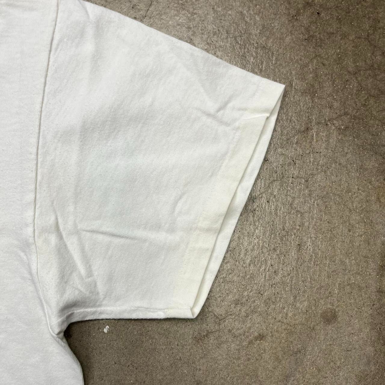 Vintage 90s Busch Gardens Sunflower T-Shirt White Medium Made in USA Nature Art gallery