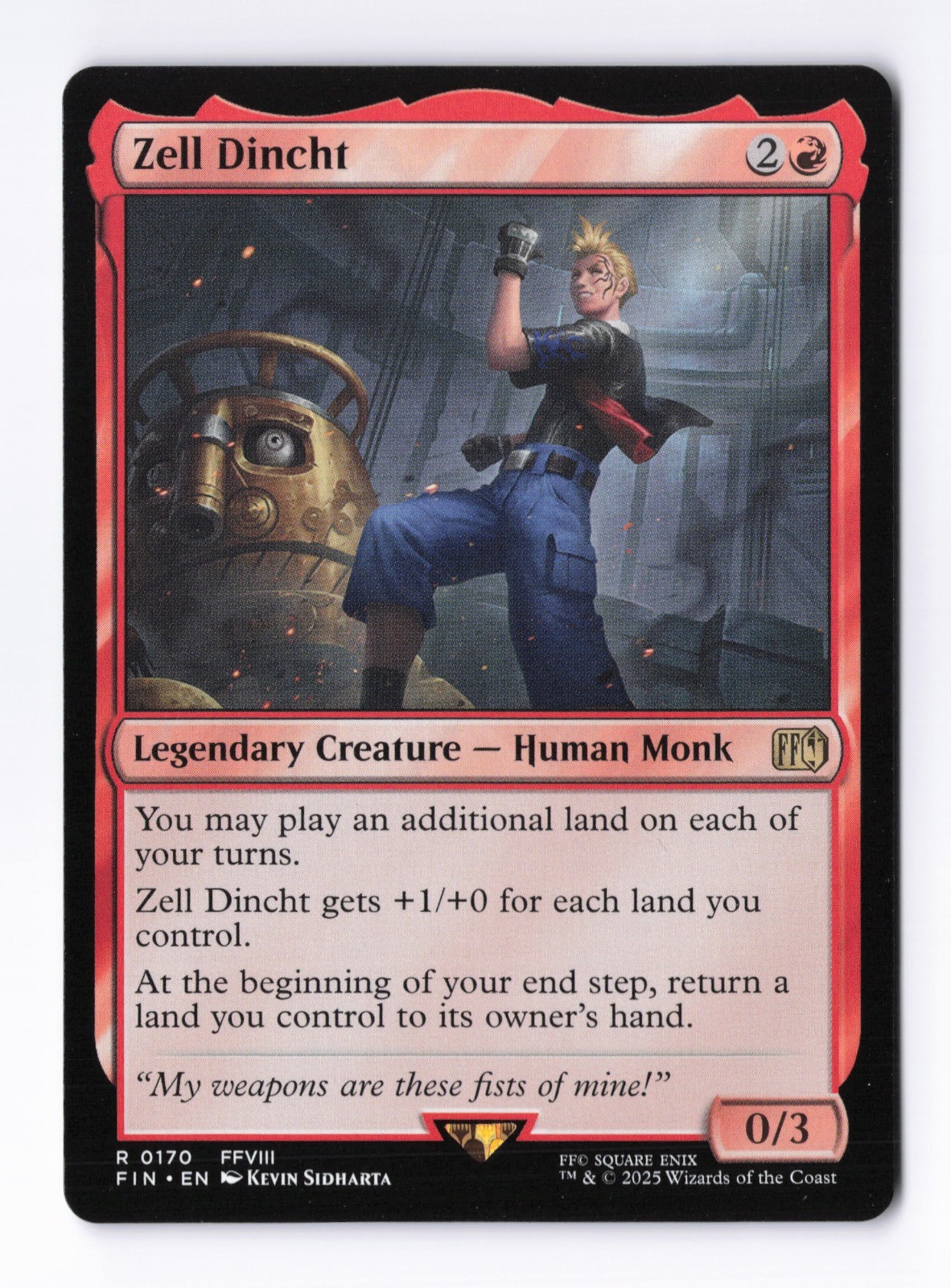 Zell Dincht 0170 (R) MTG FINAL FANTASY (FIN)