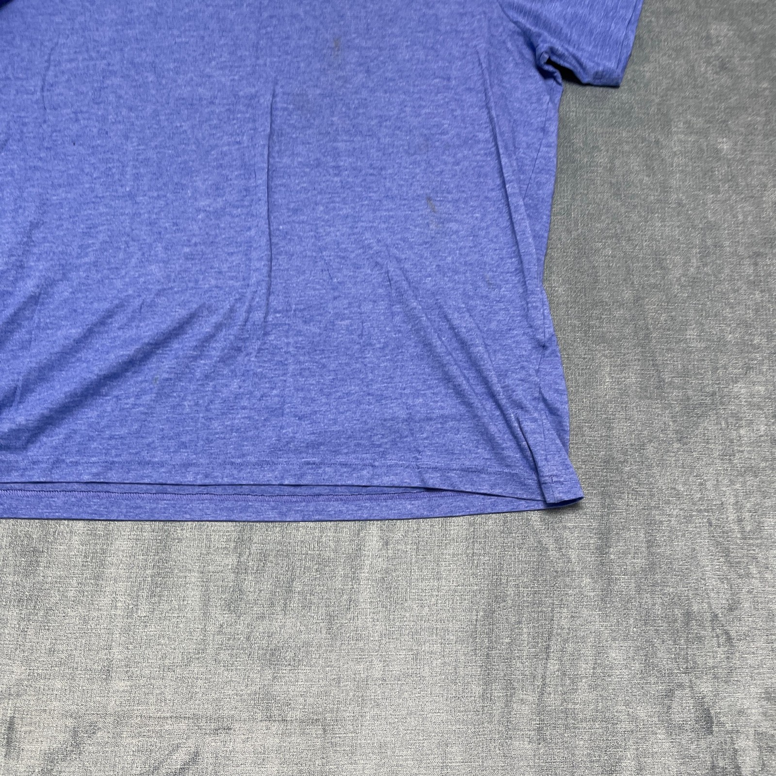 Adidas Aeroready T Shirt Mens XL Purple 3 Stripe Logo Moisture Wicking Athletic gallery