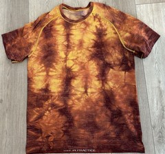 Large Lululemon Metal Vent Tech 2.0 Disconnect Marble Dye Soleil shirt