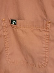 Ten Tree Mens Dark Red Button Up Shirt 100% Organic Cotton Sz Small Sustainable