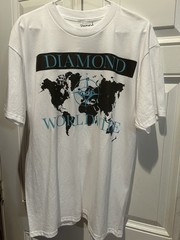 Diamond Supply Co. Men’s Logo Graphic Crew Neck Tee T-Shirt Large White