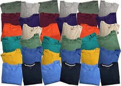 BILLIONHATS 36 Pack of Mens Irregular Plus Size Tshirts, Big & Tall, Bulk Tees