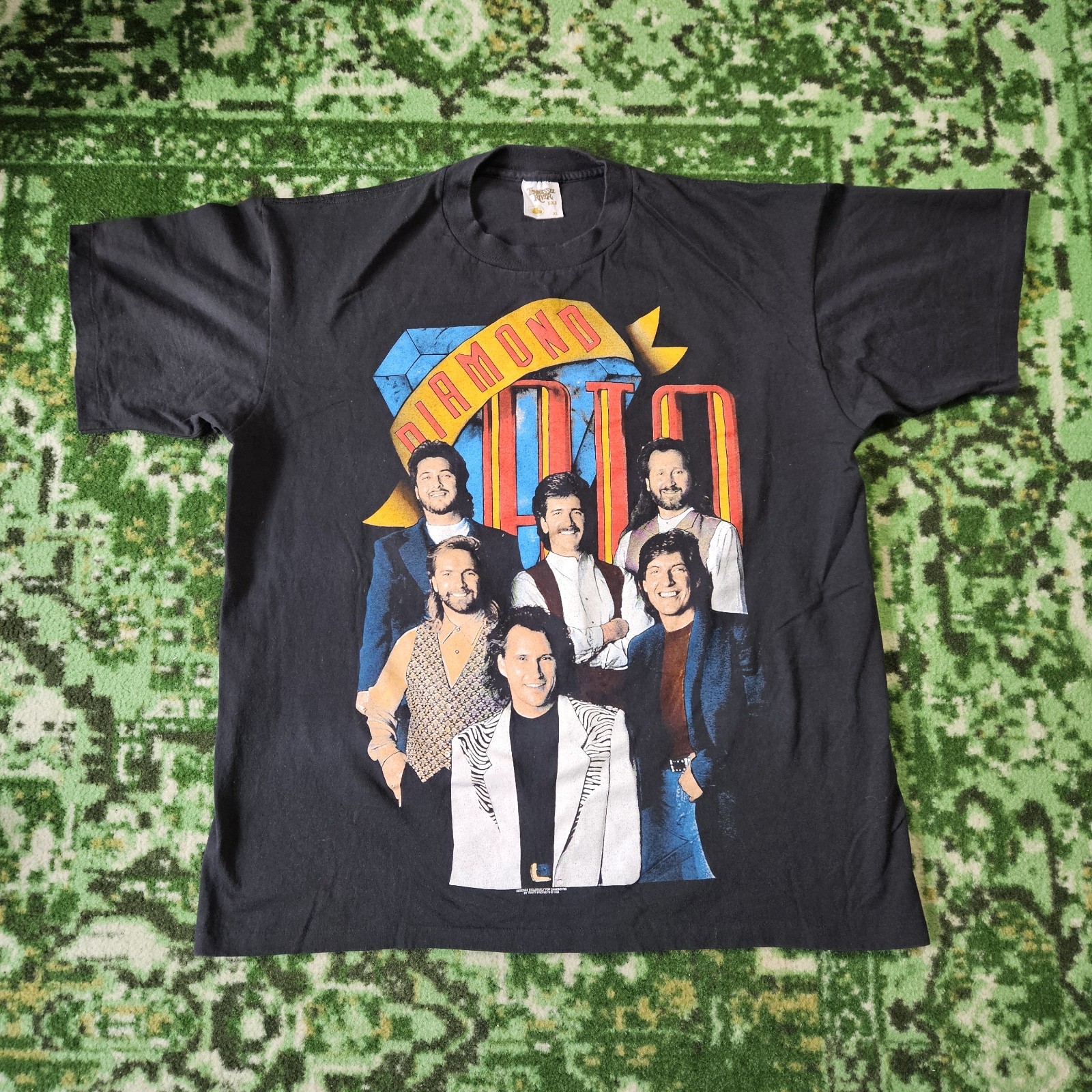 Vintage Diamond Band Tour Shirt Size XL 1994 Rio Love A Little Stronger Music T gallery