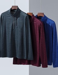 3-Pack Men’s Quarter-Zip Pullover – Lightweight Long Sleeve Athletic Jackets,…
