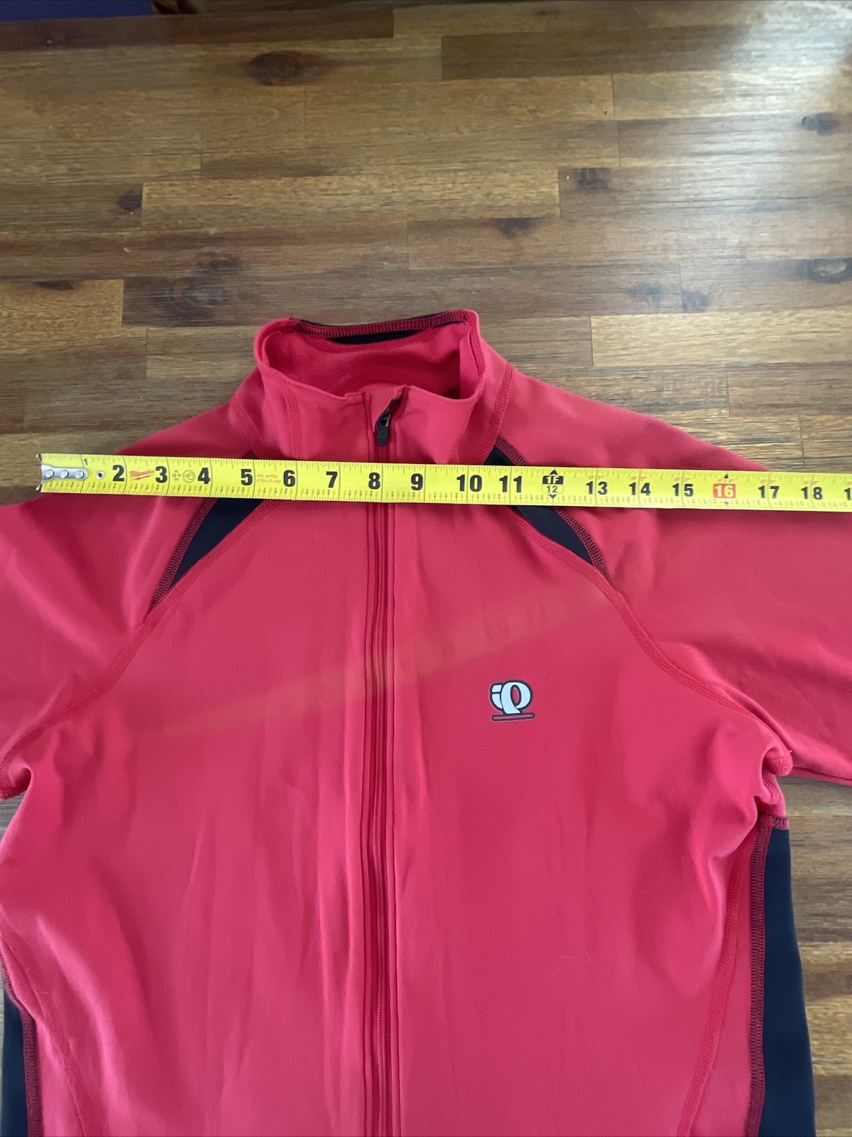 Pearl Izumi Biker Jersey Men's Vented Two Pockets Back Zip front - Medium M used gallery