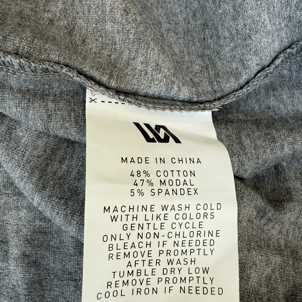 VRST men’s essential pocket mid gray Heather cotton stretch shirt size S NWT gallery