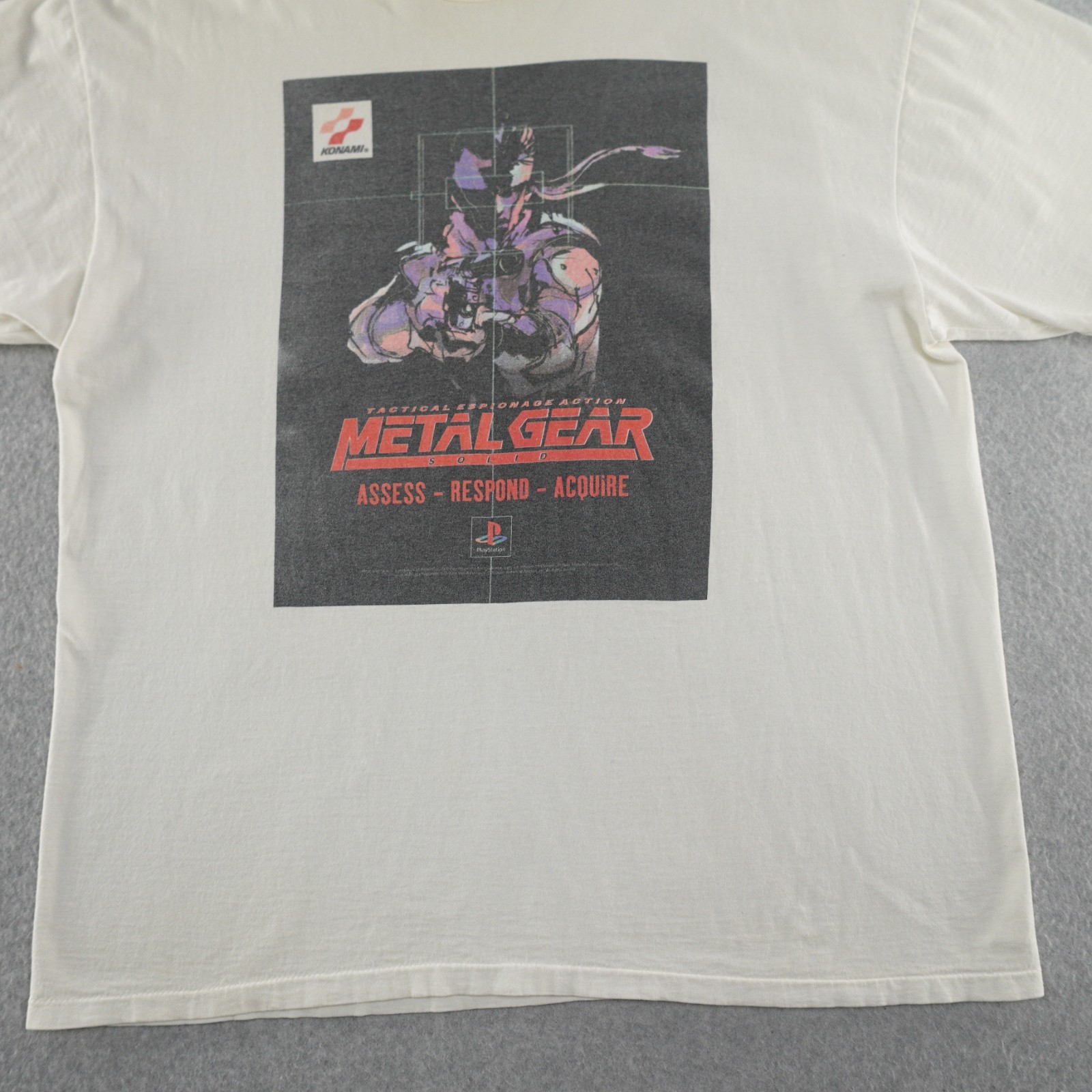 Vintage Metal Gear Solid Mens XL (23X28) Video Game Shirt 1998 gallery