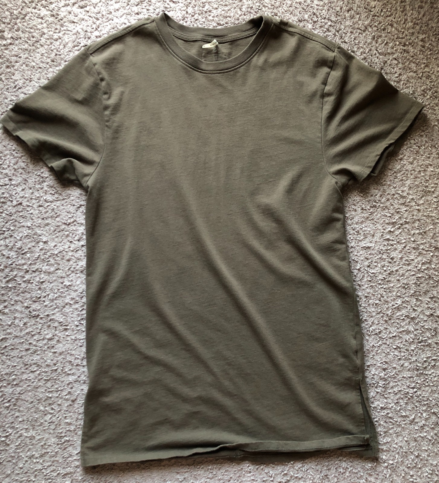 FOG Fear Of God essentials Longline t shirt – Large