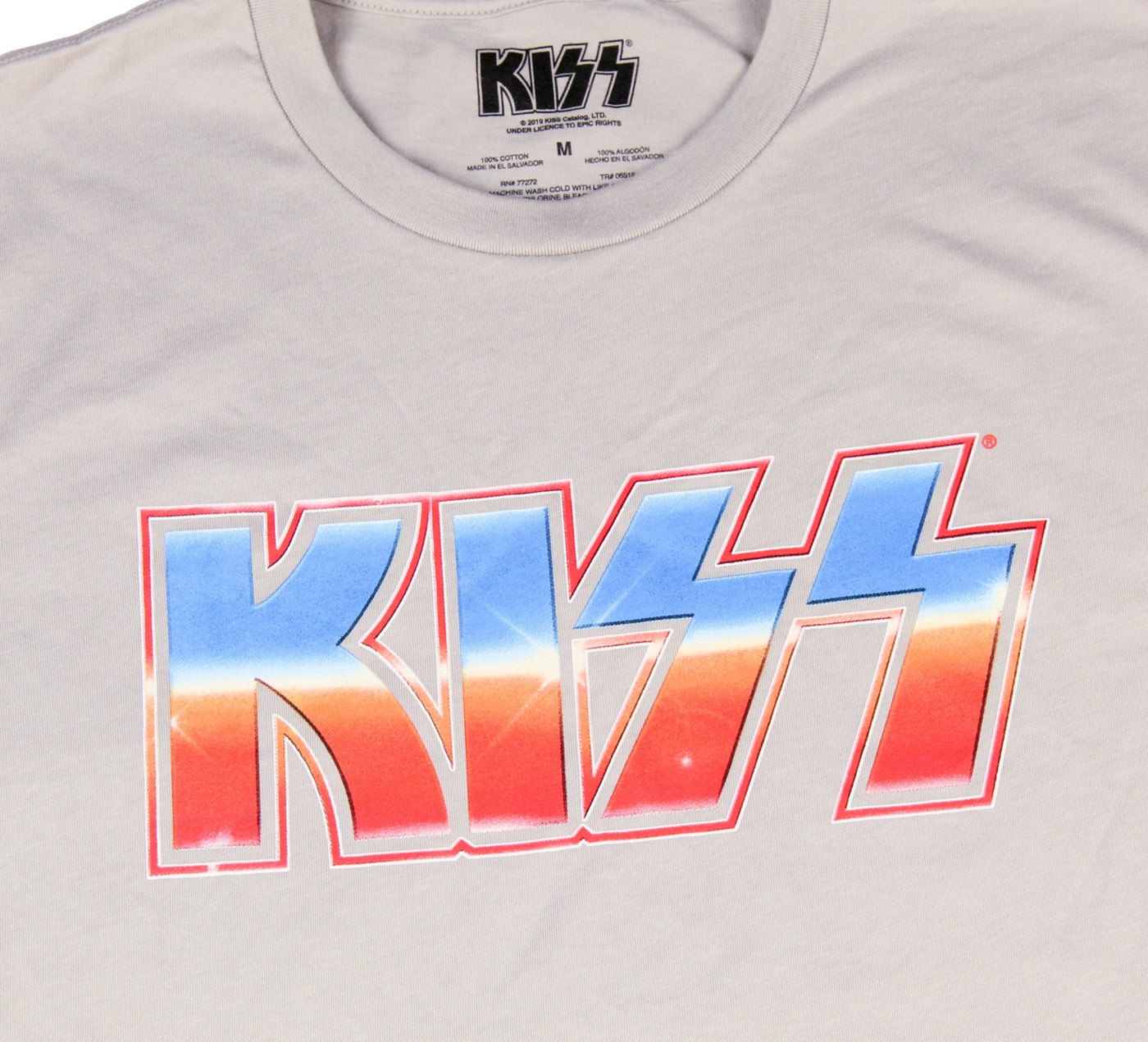 KISS Junior's Colorful Band Logo Boyfriend T-Shirt gallery