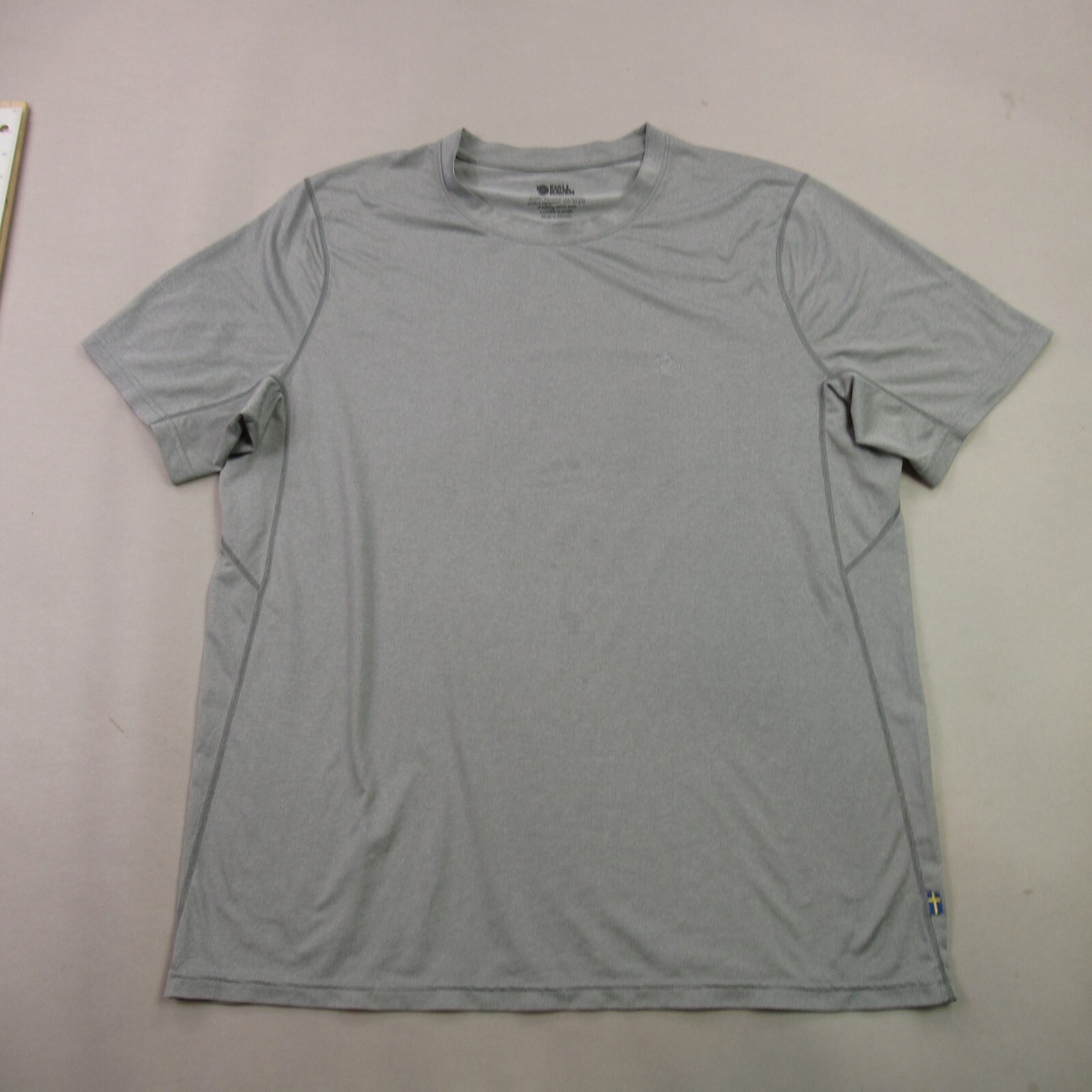 Fjall Raven Shirt Mens 2XL Short Sleeve Crew Neck Outdoors Lightweight Gray gallery