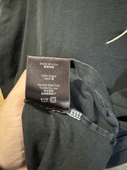 Rhude Embroidered Logo Front And Back Black Tshirt *Read*
