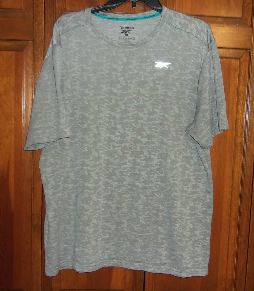 Reebok T Shrt – Gray/Green Camo – XL