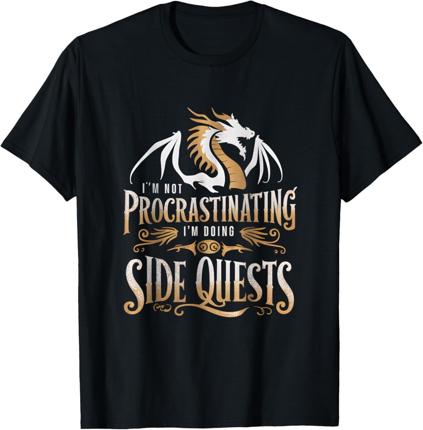 Epic Gamer Fantasy Adventure Apparel I'm Not Procrastinating I'm Doing Side Ques gallery